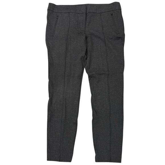 LOFT Women's Seamed Ponte Pant Charcoal Grey Size 14 - Picture 1 of 8